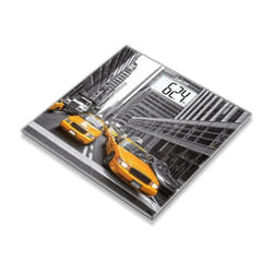 BEURER GS 203 Pèse-personne en verre - motif New York - 150 kg - Garantie 5 ans