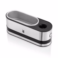 WMF KITCHENminis 04.1502.0011 cuiseur d'oeufs 2 œufs 250 W Noir, Acier inoxydable