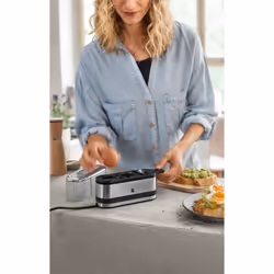 WMF KITCHENminis 04.1502.0011 cuiseur d'oeufs 2 œufs 250 W Noir, Acier inoxydable - Vue supplémentaire 8