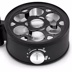 WMF Stelio 04.1507.0011 cuiseur d'oeufs 7 œufs 380 W Noir, Chrome