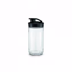WMF 61.3022.2117, 300 ml, Noir, Transparent, Plastique, Bouchon à clapet, Plastique, Monochromatique