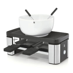 WMF KITCHENminis 04.1510.0011 raclette 2 personne(s) 370 W Noir, Acier inoxydable