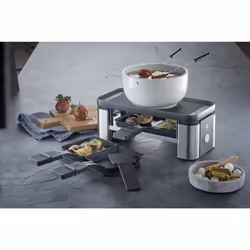 WMF KITCHENminis 04.1510.0011 raclette 2 personne(s) 370 W Noir, Acier inoxydable - Vue supplémentaire 7