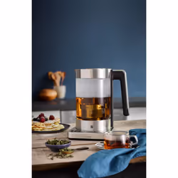 WMF Lono 04.1316.0011 bouilloire 1,7 L 3000 W Noir, Acier inoxydable, Transparent - Vue supplémentaire 8