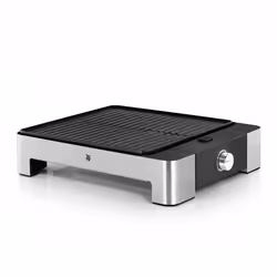 WMF LONO Tischgrill Quadro, Noir, Chrome, Chrome, Rond, Plaque, 270 x 270 mm, Aluminium