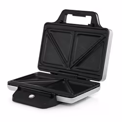 WMF 04.1515.0011 gaufrier et appareil à croque-monsieur 800 W Noir, Argent