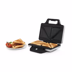 WMF 04.1515.0011 gaufrier et appareil à croque-monsieur 800 W Noir, Argent