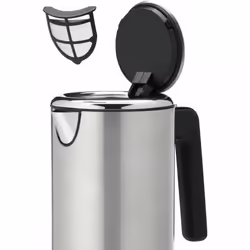 WMF Lono 61.3024.5127 bouilloire 1,3 L 2400 W Noir, Argent