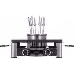 WMF Lumero 61.3020.1009 raclette 8 personne(s) 1960 W Noir, Acier inoxydable