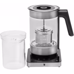 WMF 61.3020.1010 bouilloire 1,6 L 3000 W Acier inoxydable, Transparent
