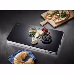 WMF KITCHENminis 61.3022.5905 chauffe-plat 270 W Noir, Acier inoxydable