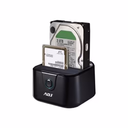 Adj AH01T, HDD, SATA, 2.5,3.5", 3 To, 5 Gbit/s, Noir