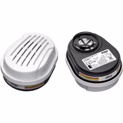 Le filtre combiné à baïonnette Dräger X-plore convient à tous les demi-masques et masques complets Dräger avec raccord à baïo ...