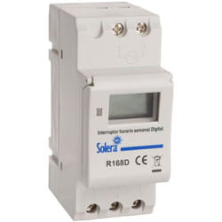 EDM - Interrupteur Horaire Hebdomadaire Digital - Analogique Solera R168d