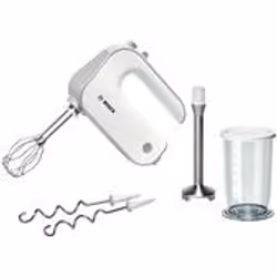 Bosch MFQ4070, Batteur à main, Argent, Blanc, 1,4 m, 500 W, 220 - 240 V, 50 - 60 Hz