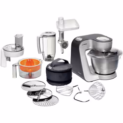Bosch MUM56340, 3,9 L, Argent, Rotatif, 1,25 L, 1,1 m, Métal