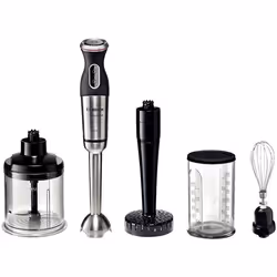 Bosch MSM87165, Mélangeur par immersion, Fonction d'impulsion, 1,4 m, 750 W, Noir, Acier inoxydable