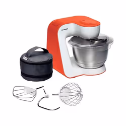 Bosch MUM54I00, Robot mixer, Orange, Acier inoxydable, Blanc, 1,1 m, 3,9 L, 900 W, 282 mm