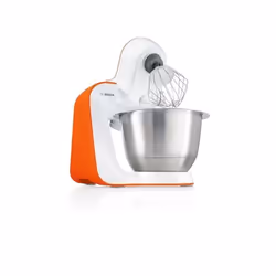 Bosch MUM54I00 mixeur Robot mixer 900 W Orange, Acier inoxydable, Blanc