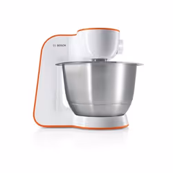 Bosch MUM54I00 mixeur Robot mixer 900 W Orange, Acier inoxydable, Blanc