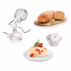 Bosch MUM54A00 robot de cuisine 900 W 3,9 L Noir, Argent, Blanc