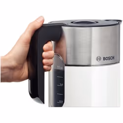 Bosch TWK8611P bouilloire 1,5 L 2400 W Anthracite, Acier inoxydable, Blanc - Vue supplémentaire 4