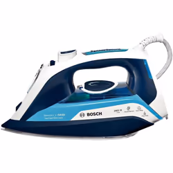 Bosch DA50, Fer à vapeur, 2,5 m, 190 g/min, Bleu, Blanc, 45 g/min, 0,35 L
