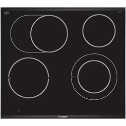 Bosch Serie 8 PKN675DP1D plaque Noir, Acier inoxydable Intégré Céramique 4 zone(s) - Vue supplémentaire 4