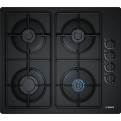 Bosch Serie 2 POP6B6B80 plaque Noir Intégré Gaz 4 zone(s)