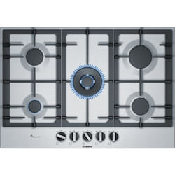Bosch Serie 6 PCQ7A5B90 plaque Acier inoxydable Intégré Gaz 5 zone(s)