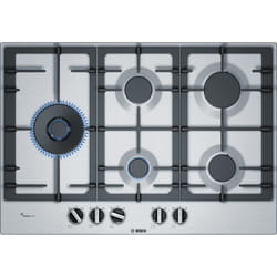 Bosch Serie 6 PCS7A5B90 plaque Acier inoxydable Intégré Gaz 5 zone(s)