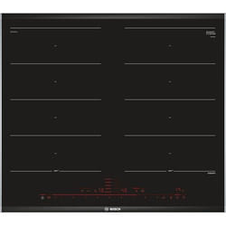 Bosch PXX675DC1E plaque Noir, Acier inoxydable Intégré Plaque avec zone à induction 4 zone(s)