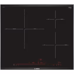Bosch Serie 8 PID675DC1E, Noir, Intégré, Plaque avec zone à induction, Verre-céramique, 3 zone(s), 3 zone(s)