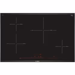 Bosch Serie 8 PIE875DC1E, Noir, Intégré, Plaque avec zone à induction, Verre-céramique, 4 zone(s), 4 zone(s)