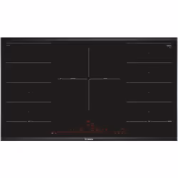 Bosch Serie 8 PXV975DC1E, Noir, Intégré, 90 cm, Plaque avec zone à induction, Verre-céramique, 5 zone(s)
