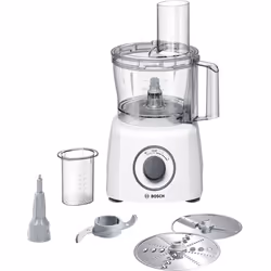 Bosch MCM3110W, 2,3 L, Blanc, Rotatif, Plastique, Acier inoxydable, 800 W