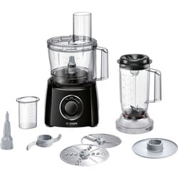 Bosch MCM3201B robot de cuisine 800 W 2,3 L Noir, Transparent