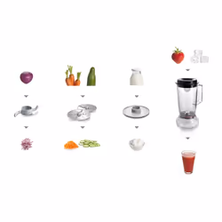 Bosch MCM3201B robot de cuisine 800 W 2,3 L Noir, Transparent - Vue supplémentaire 7