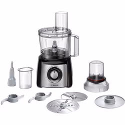 Bosch MCM3401M, 2,3 L, Noir, Acier inoxydable, Rotatif, 1,2 m, Plastique, Acier inoxydable