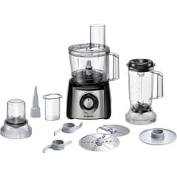 Bosch MCM3501M robot de cuisine 800 W 2,3 L Noir, Acier inoxydable