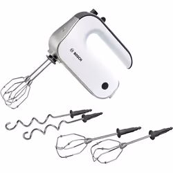 Bosch MFQ4835DE, Batteur à main, Blanc, 1,4 m, Acier inoxydable, 575 W, 220-240 V
