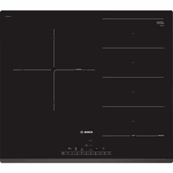 Bosch Serie 6 PXJ631FC1E, Noir, Intégré, Plaque avec zone à induction, Verre-céramique, 3 zone(s), 3 zone(s)