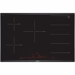 Bosch Serie 8 PXV875DC1E, Noir, Intégré, Plaque avec zone à induction, Verre-céramique, 5 zone(s), 5 zone(s)