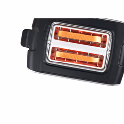 Bosch TAT6A913 grille-pain 2 part(s) 1090 W Noir, Acier inoxydable