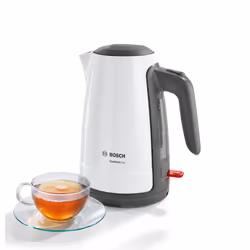 Bosch TWK6A011 bouilloire 1,7 L 2400 W Taupe, Blanc