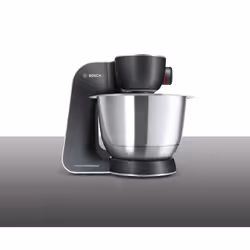 Bosch MUM59M55 robot de cuisine 1000 W 3,9 L Noir, Acier inoxydable