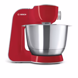 Bosch MUM58720 robot de cuisine 1000 W 3,9 L Gris, Rouge, Acier inoxydable
