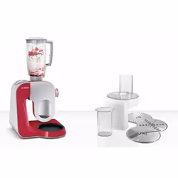 Bosch MUM58720 robot de cuisine 1000 W 3,9 L Gris, Rouge, Acier inoxydable - Vue supplémentaire 5