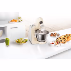 Bosch MUM58920 robot de cuisine 1000 W 3,9 L Beige, Gris, Acier inoxydable
