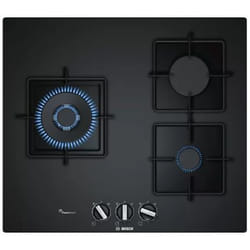 Bosch Serie 6 PPC6A6B10 plaque Noir Intégré 60 cm Gaz 3 zone(s)
